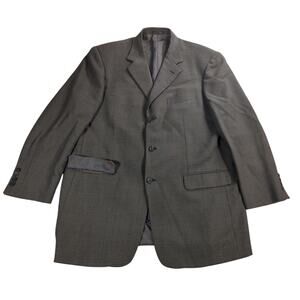 Pal Zileri Wool Blazer 44R Brown Made in Italy Sport Coat Pure Virgin Wool